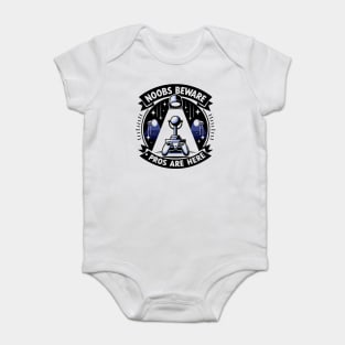 Noobs Beware Pros Are Here Baby Bodysuit